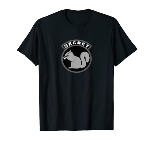 Secret Squirrel Military Intelligence USAF Patch T-Shirt von Eads Designs