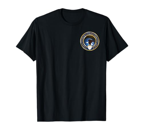 Vereinigte Staaten von Amerika Cyber Command USCYBERCOM Patch Hacker T-Shirt T-Shirt von Eads Designs