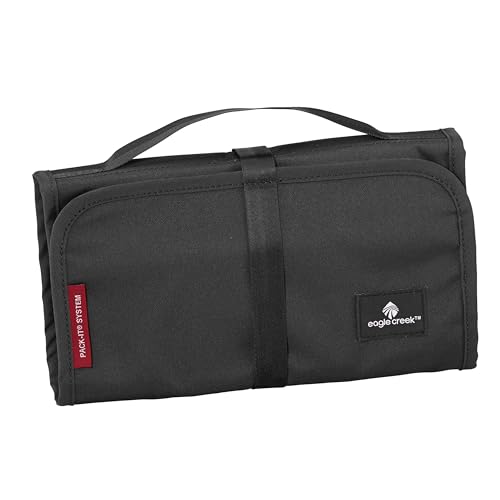 Eagle Creek Kulturbeutel Pack-It Original Slim Kit Hygienetasche mit Spiegel I Organisation für die Reise und für Zuhause I Koffer- und Home Organizer, Schwarz von Eagle Creek