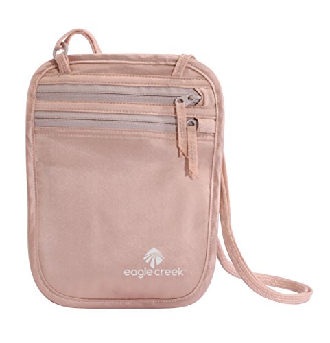 Eagle Creek Silk Undercover Neck Wallet Geldtasche für Sport und Reisen aus Seide Brustbeutel, Rose von Eagle Creek