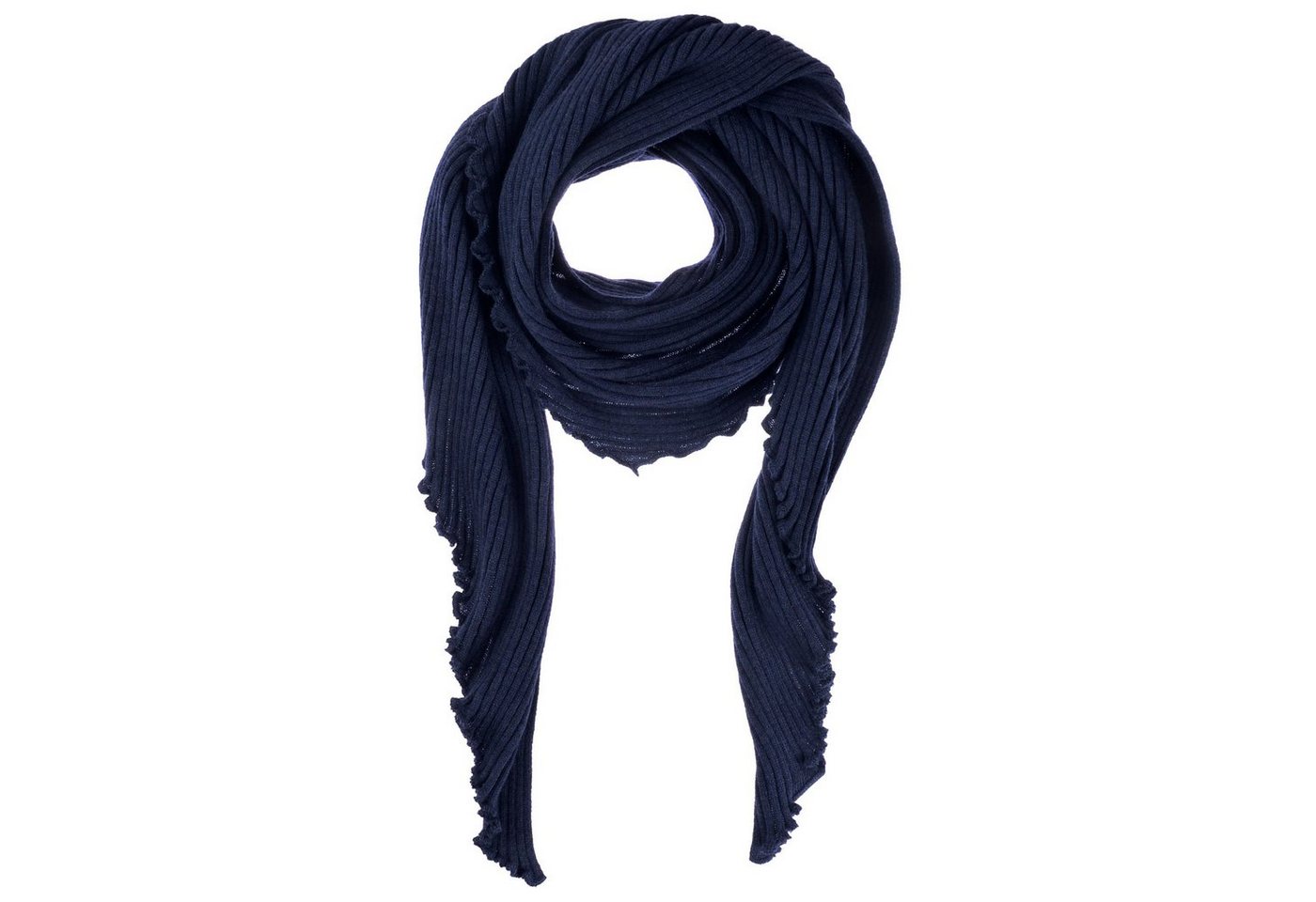 Eagle Products Modeschal Dreiecksschal aus 100% Lammwolle, Wollschal / Strickschal Rippenmuster, Made in Germany (Bavaria) von Eagle Products