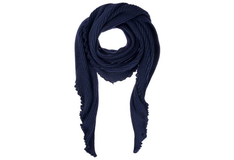 Eagle Products Modeschal Dreiecksschal aus 100% Lammwolle, Wollschal / Strickschal Rippenmuster, Made in Germany (Bavaria) von Eagle Products