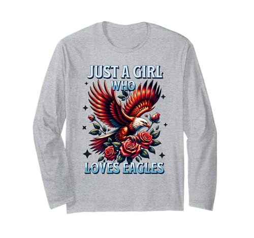 Nur EIN Mädchen, das Adler liebt Langarmshirt von Eagle shirts
