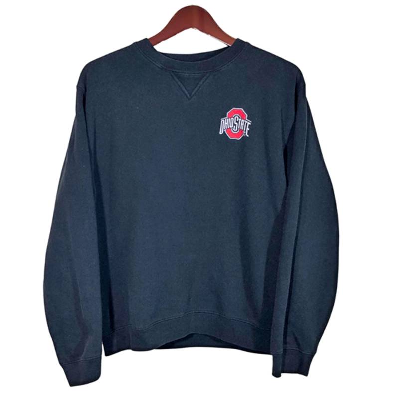 Ohio State University Schwarz Besticktes Sweatshirt Herren Gr. S || Sport N.c.a.a. Korb Baseball Fußball von Eagleages