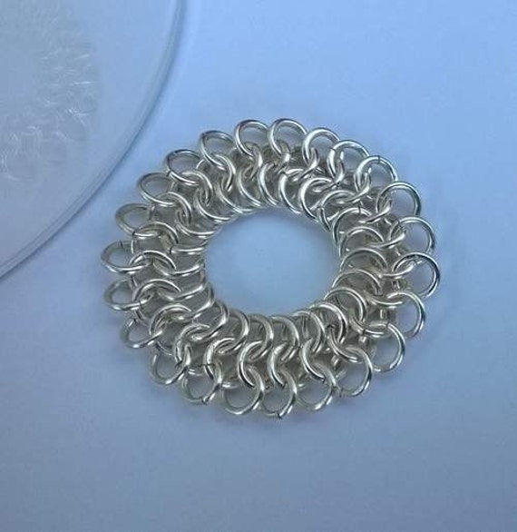 Chainmaille Ring. Versilbert/Vergoldet/Kupfer Oder Sterling Silber Chainmaille Ring. Versilbert/Vergoldet/Kupfer Oder Sterling Silber von EaglesCrafts