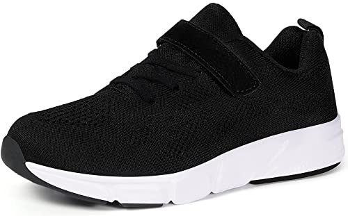 Eagsouni Laufschuhe Jungen Mädchen Straßenlaufschuhe Outdoor Sneaker Sportschuhe rutschfest Atmungsaktiv Turnschuhe Hallenschuhe Kinderschuhe, Farbe 1, 32 EU von Eagsouni