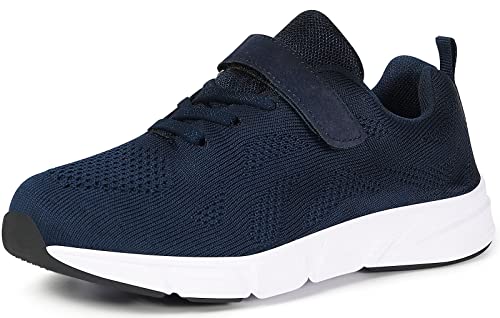 Eagsouni Sneaker Jungen Mädchen Straßenlaufschuhe Outdoor Sportschuhe Laufschuhe Low-Top Atmungsaktiv Turnschuhe Hallenschuhe Kinder, Farbe 2, 35 EU von Eagsouni