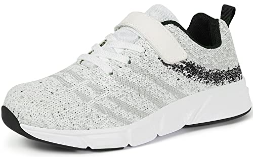 Eagsouni Sneaker Jungen Mädchen Straßenlaufschuhe Outdoor Sportschuhe Laufschuhe Low-Top Atmungsaktiv Turnschuhe Hallenschuhe Kinder, Farbe 7, 32 EU von Eagsouni