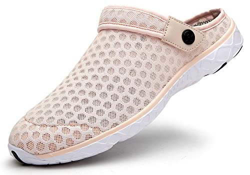 Unisex Clogs Hausschuhe Muffin Unten Alltägliche Drag Pantolette Sommer Beach Schuhe Sandalen für Damen Herren, E Pink, 41 EU von Eagsouni