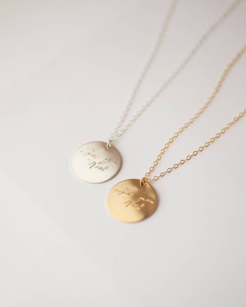 Benutzerdefinierte Handschrift Halskette // Andenken Schmuck Mutter Geschenk Für Sie Personalisierte Weihnachtsgeschenk von EandEProject