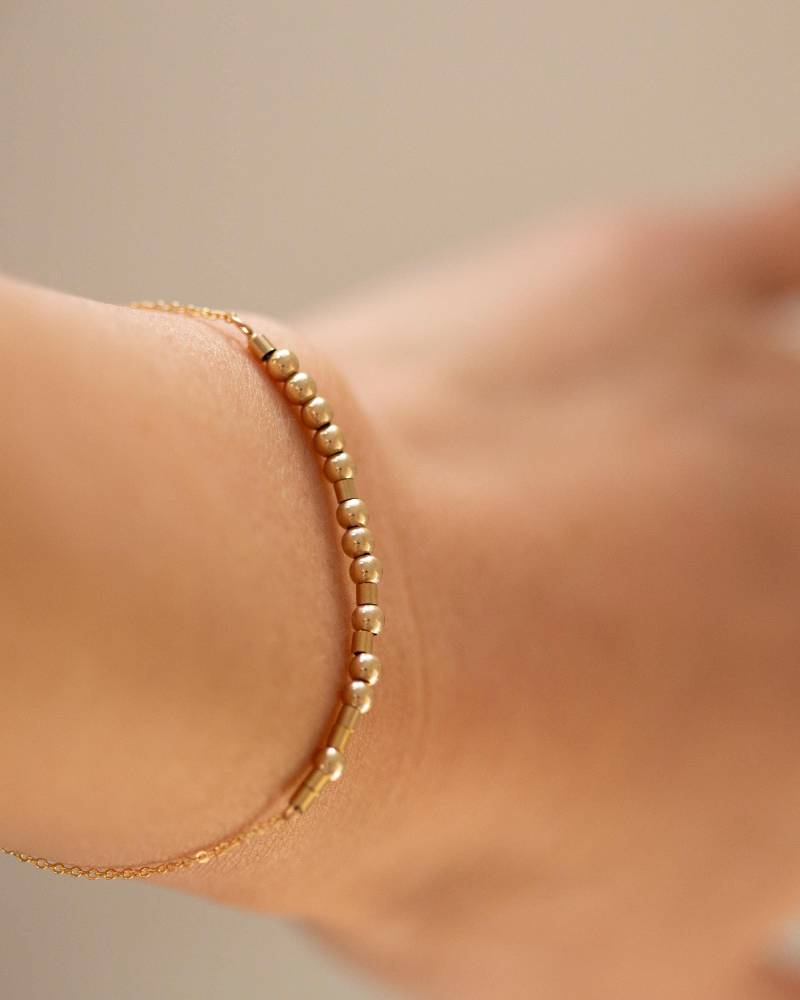 Morse-Code Armband // Personalisiertes Geheimcode Benutzerdefinierte Schmuck - Schwestern, Abschlussfeier, Brautjungfer Personalisierte Geschenke von EandEProject