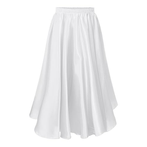 Eandarui Flamenco Rock Mädchen Lang Kinder A Linien Tanzrock Maxirock Ango Latein Walzer Swing Rock Wettbewerb Performance Tanzkostüm Weiß 146-152 Eandarui Flamenco Rock Mädchen Lang Kinder A Linien Tanzrock Maxirock Ango Latein Walzer Swing Rock Wettbewerb Performance Tanzkostüm Weiß 146-152 von Eandarui