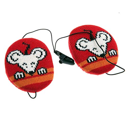 earbags Kinder Ohrenwärmer Kids, Kindermaus rot, S, 824 von earbags