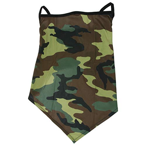 Earbags Multifunktionstuch Neckwarmer, Camouflage - Grün, NG0001 von Earbags
