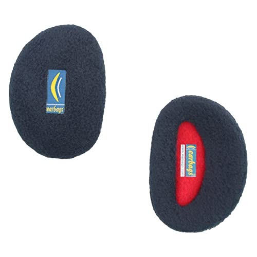 earbags Ohrenwärmer Fashion, Logo Marineblau, L von earbags