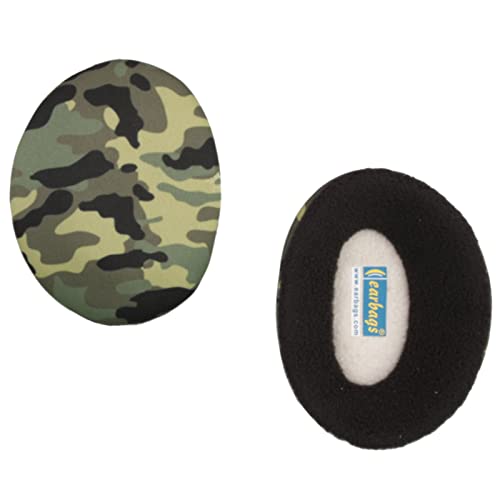 earbags Ohrenwärmer Standard, camouflage, M, fleece von earbags