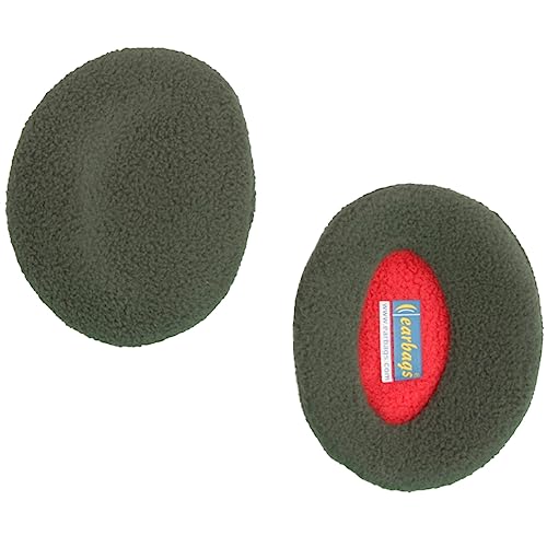 earbags Ohrenwärmer Standard, dunkelgrün, L, fleece von earbags