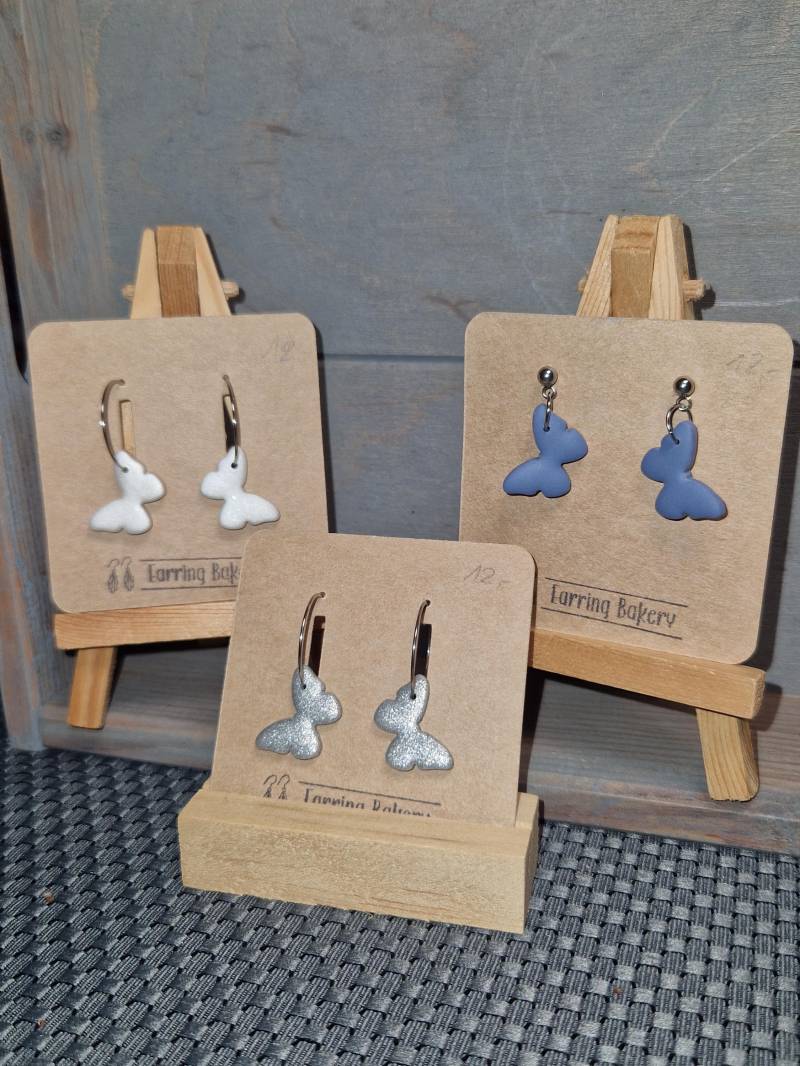 Polymer Clay | Earrings Ohrringe Schmetterling Butterfly von EarringBakery