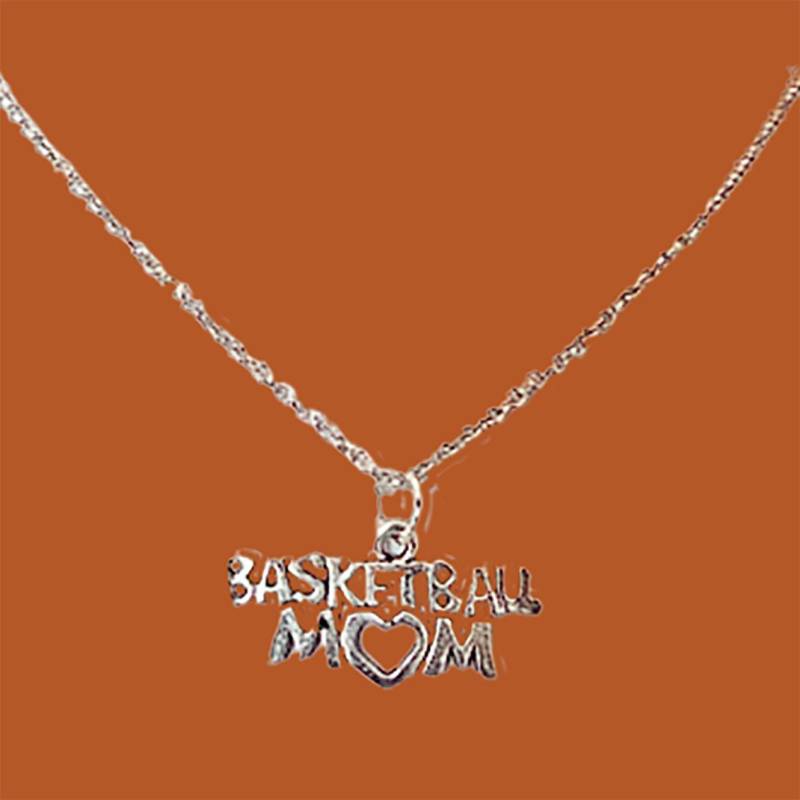 Basketball Mom Charm Halskette - 24 Zoll Kette von EarringsBraceletsEtc