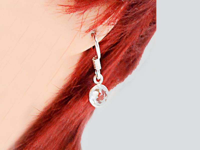 Zierliche Kristall Hängeohrringe Klare Swarovski Kristalle, Silber Finish von EarringsBraceletsEtc