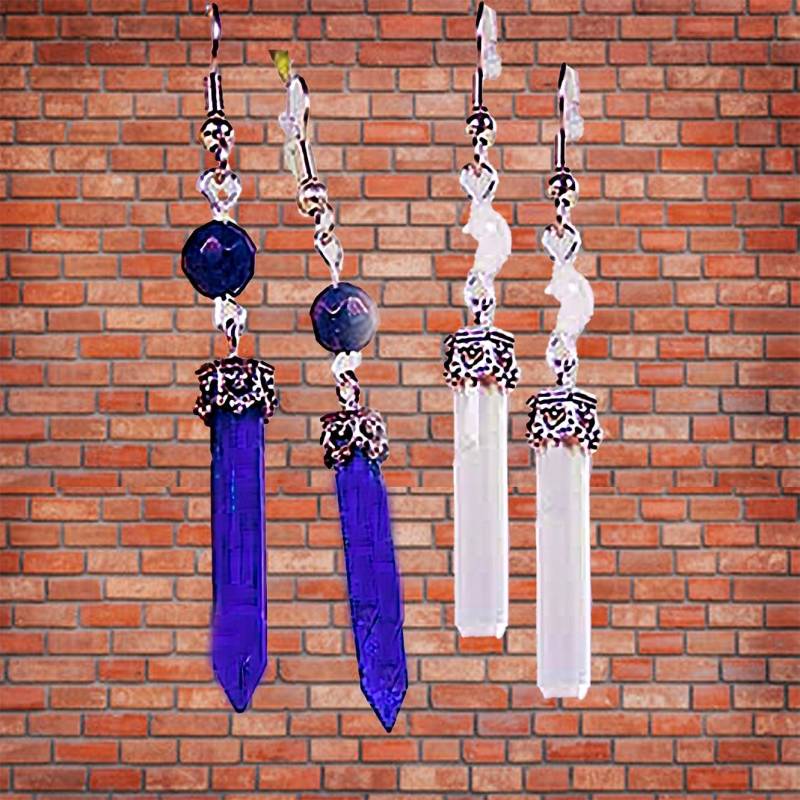 Lapis Lazuli & Rosenquarz Ohrringe Sterling Silber Edelstein Schmuck von EarringsBraceletsEtc