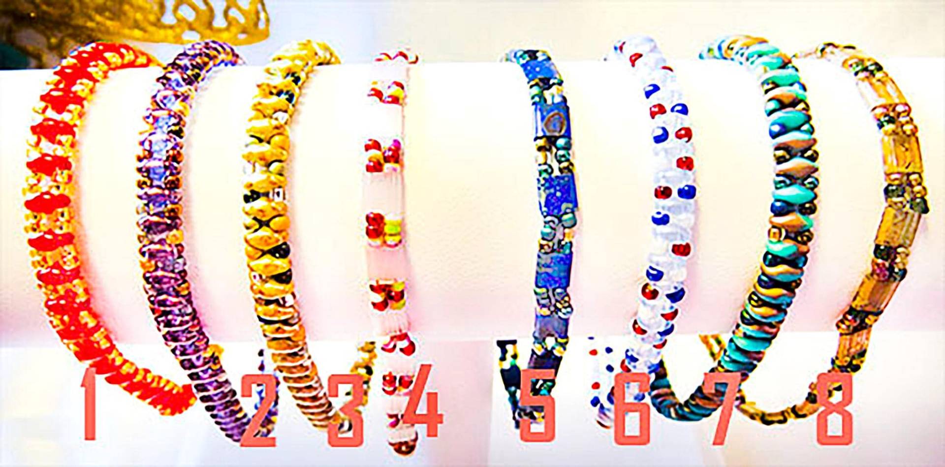 Perlen Stack Armbänder Super Duo & Tila Rocailles Perlen, Magnetverschluss Perlen Stack Armbänder Super Duo & Tila Rocailles Perlen, Magnetverschluss von EarringsBraceletsEtc