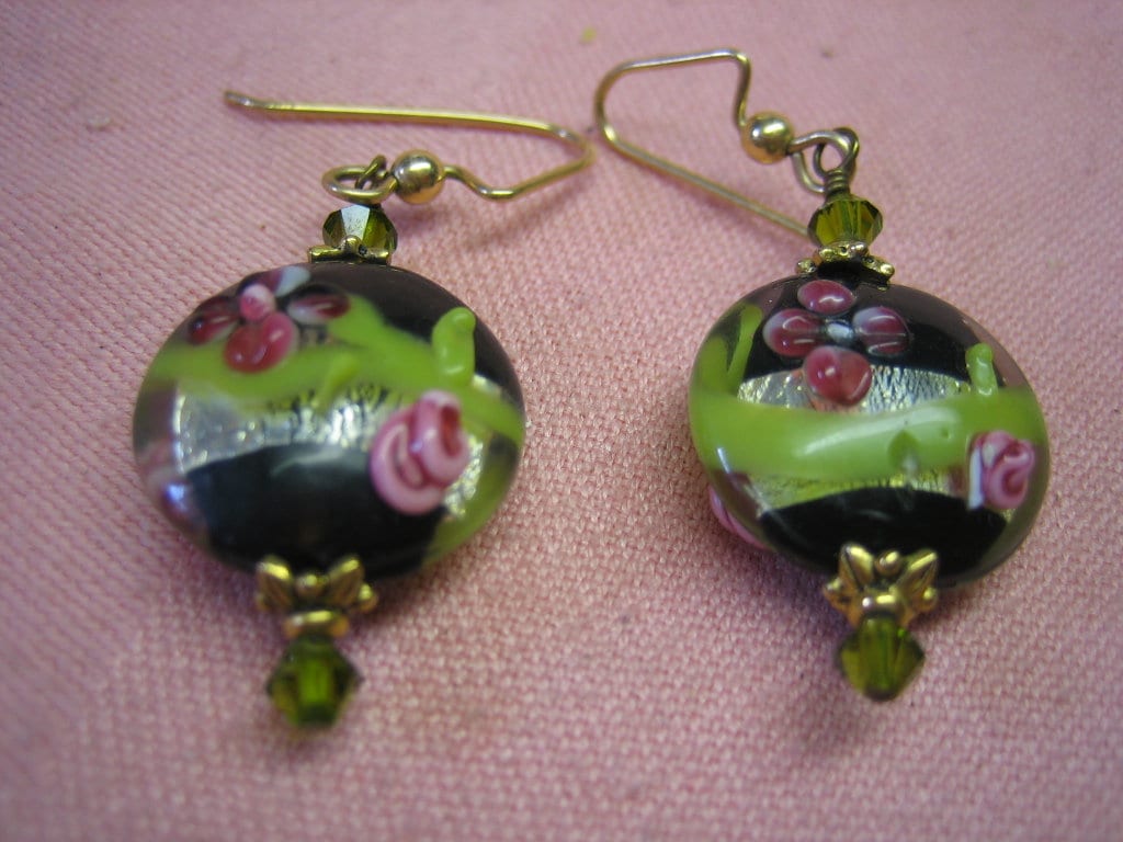 Vintage Hochzeitstorte Tropfen Ohrringe Vintage Hochzeitstorte Tropfen Ohrringe von EarringsRS
