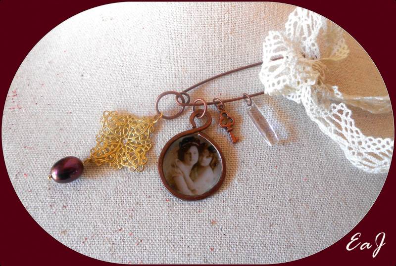 Kupfer Brosche Rètro. Art Dèco Golden Filigran Und Lila Perle. Sicherheitsnadel Swarovski Anhänger Altes Foto. Baumwollspitze Kleiner Schlüssel Kupfer Brosche Rètro. Art Dèco Golden Filigran Und Lila Perle. Sicherheitsnadel Swarovski Anhänger Altes Foto. Baumwollspitze Kleiner Schlüssel von EarringsandJoy