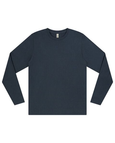 Earth Positive Unisex Langarm Shirt reiner Bio Baumwolle von Earth Positive