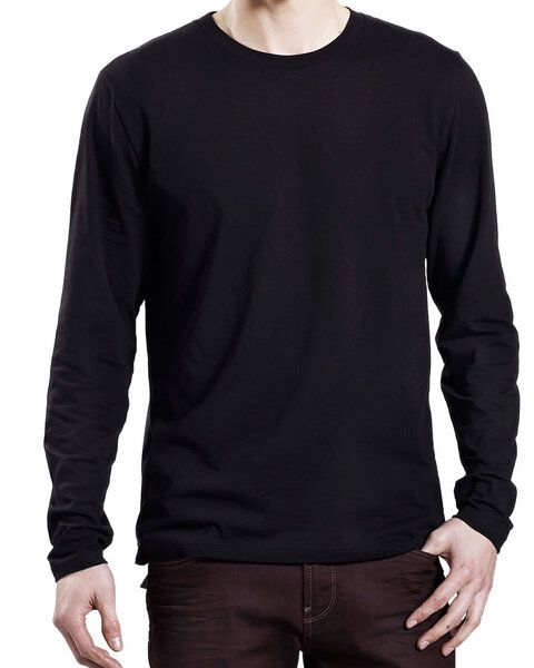 Earth Positive Unisex Langarm Shirt reiner Bio Baumwolle von Earth Positive