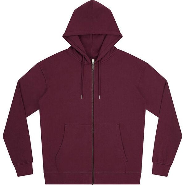 Earth Positive Unisex Zip-UP Hoodie Jacke reiner Bio Baumwolle von Earth Positive