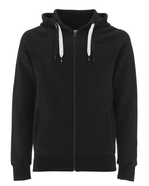Earth Positive Unisex Zip-UP Hoody Jacke Raglanärmel Bio Baumwolle von Earth Positive