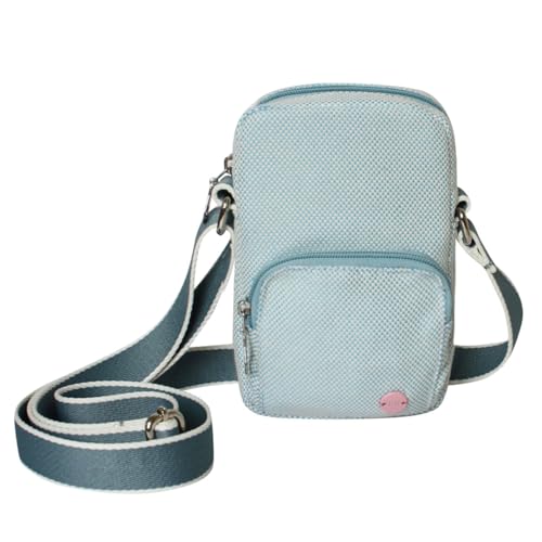 Earth Squared Canvas Phone Pouch Crossbody Bag, 12 x 18 x 5 cm, Multi-Fach, blau, 12 x 18 x 5 cm Earth Squared Canvas Phone Pouch Crossbody Bag, 12 x 18 x 5 cm, Multi-Fach, blau, 12 x 18 x 5 cm von Earth Squared