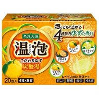 EARTH - Carbonated Water Luxury Kodawari Yuzu Bath Salt Tablet 20 pcs von Earth