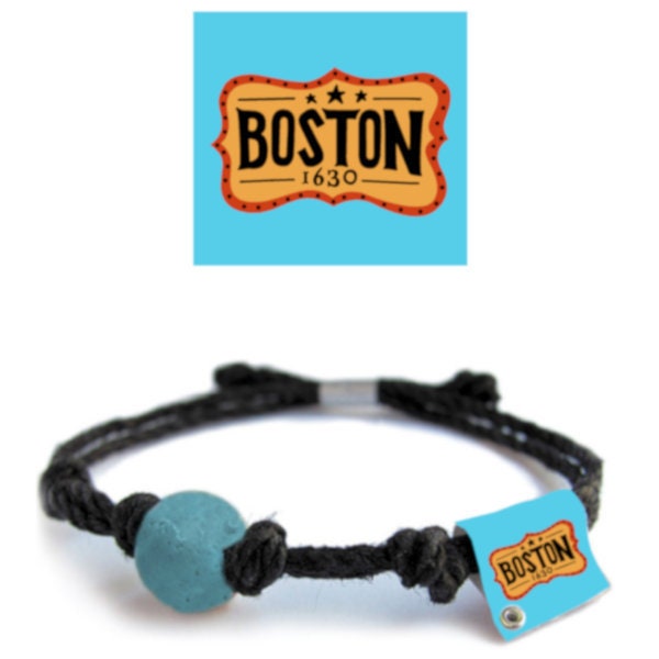 Boston Earth Perlenarmband Hanf Vegan Boho Fußkettchen von EarthBands