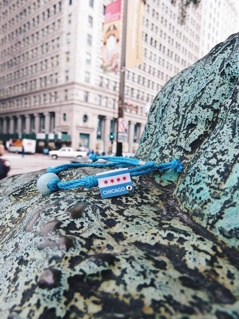 Chicago Earth Armband Oder Fußkettchen Handgefertigter Hanf Vegan Boho Schmuck von EarthBands