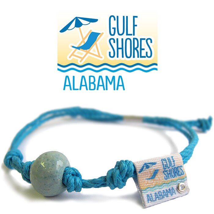 Guip Shores Sand Armband Veganes Hanf Boho Fußkettchen von EarthBands