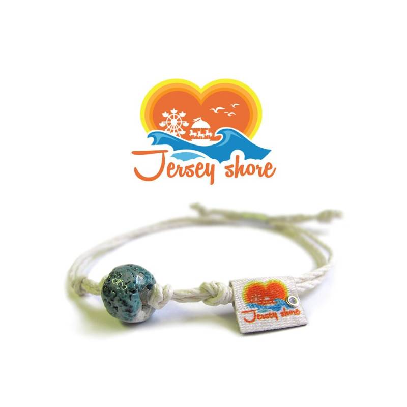 Jersey Shore Sand Perlen Armband Hanf Boho Fußkettchen, Vegan Schmuck von EarthBands