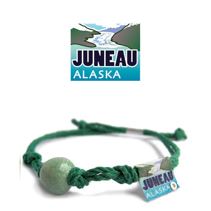 Juniau Alaska Earth Armband Veganes Hanf Boho Fußkettchen, Handgefertigt Aus Den Usa von EarthBands