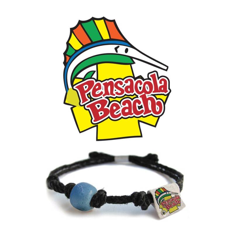Pensacola Beach Sand Armband Handgemachtes Hanf Boho Fußkettchen von EarthBands