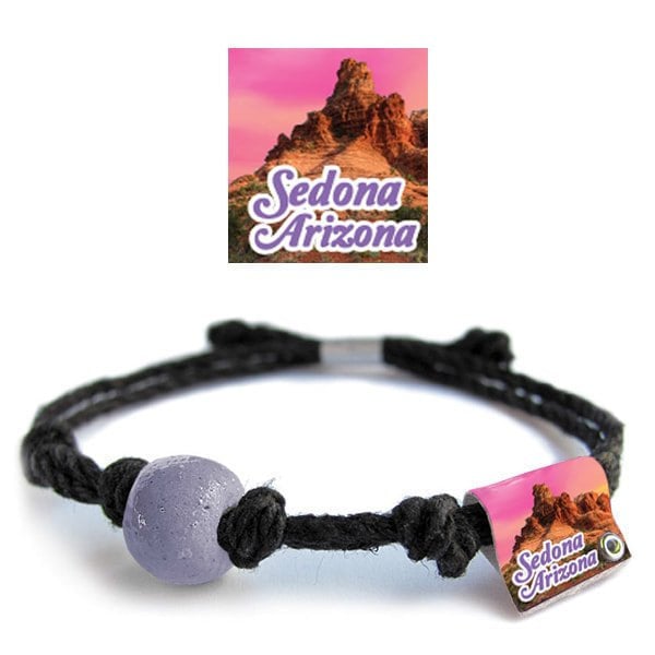 Sedona Sand Perlenarmband Veganes Hanf Boho Fußkettchen von EarthBands