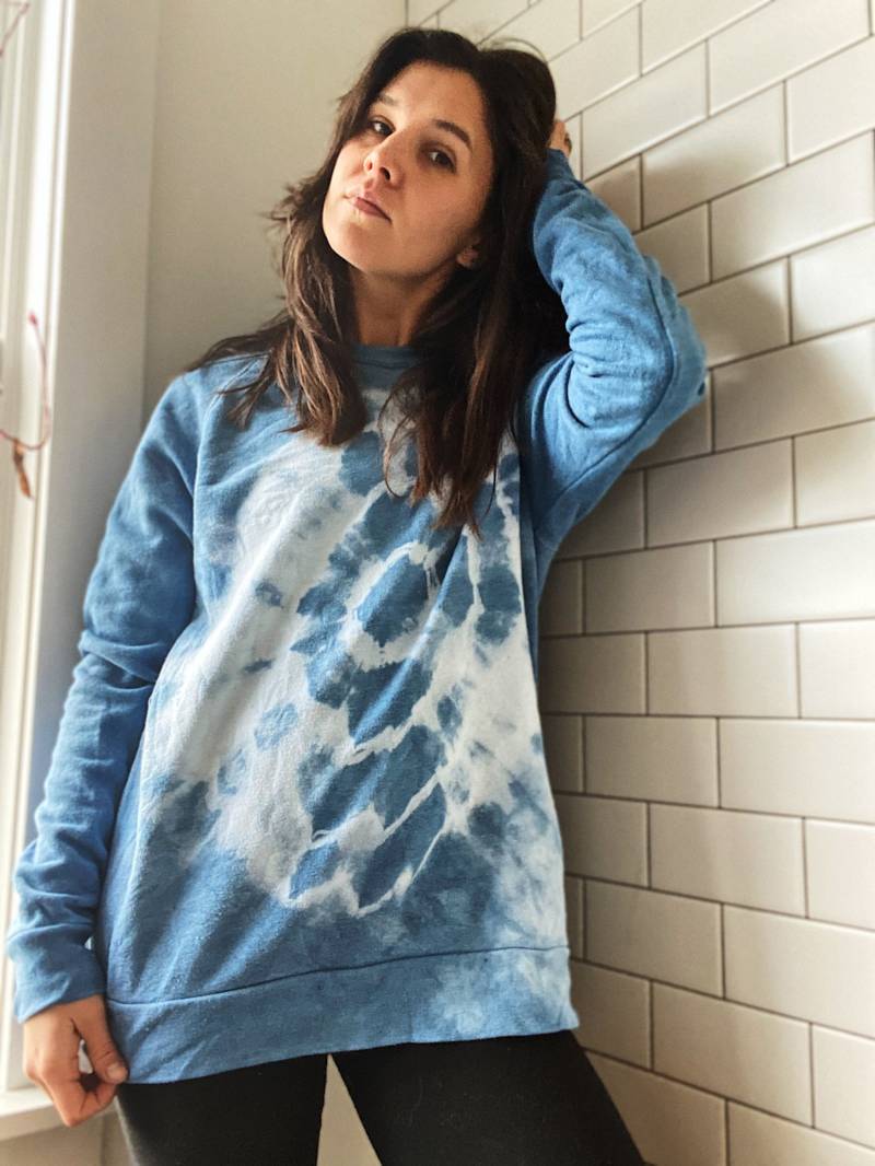Natürlich Gefärbter Tie Dye Pullover Für Jeden Tag von EarthDyedGoods