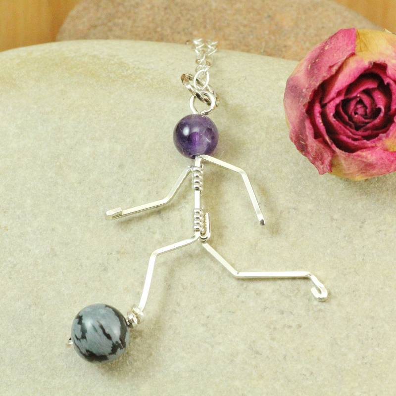 Spieler-Halskette Aus 925Er Silber Sport-Anhänger von EarthJewelry