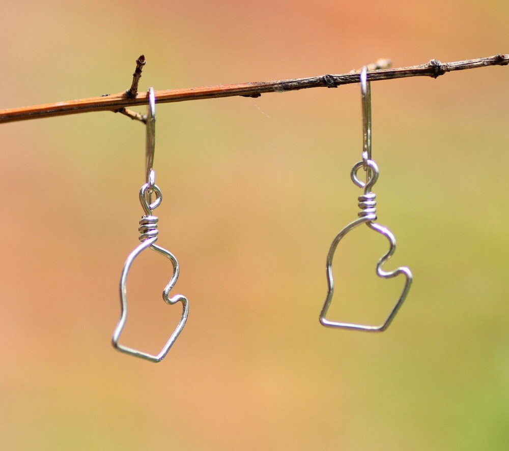 sterling Silber Gibeon Ohrringe Handschuh Zustand Schmuck von EarthJewelry