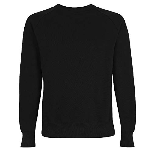 EarthPositive - Men's Organic Sweatshirt/Black, XL von EarthPositive