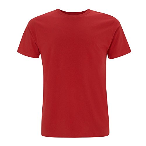 EarthPositive - Men's Organic T-Shirt/Red, M von EarthPositive