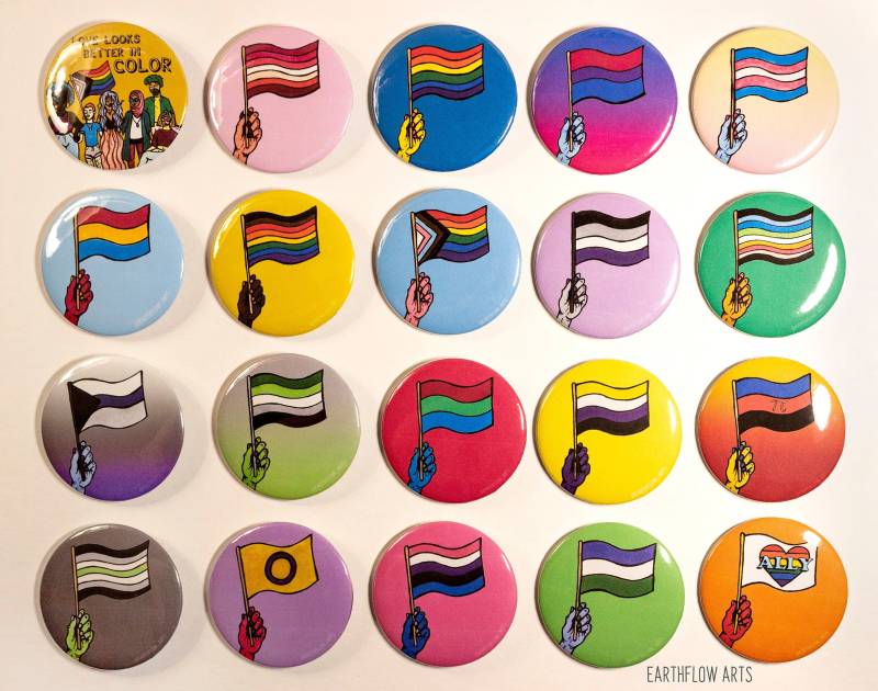 Individuelle Stolz Flaggen Buttons Individuelle Stolz Flaggen Buttons von EarthflowArts
