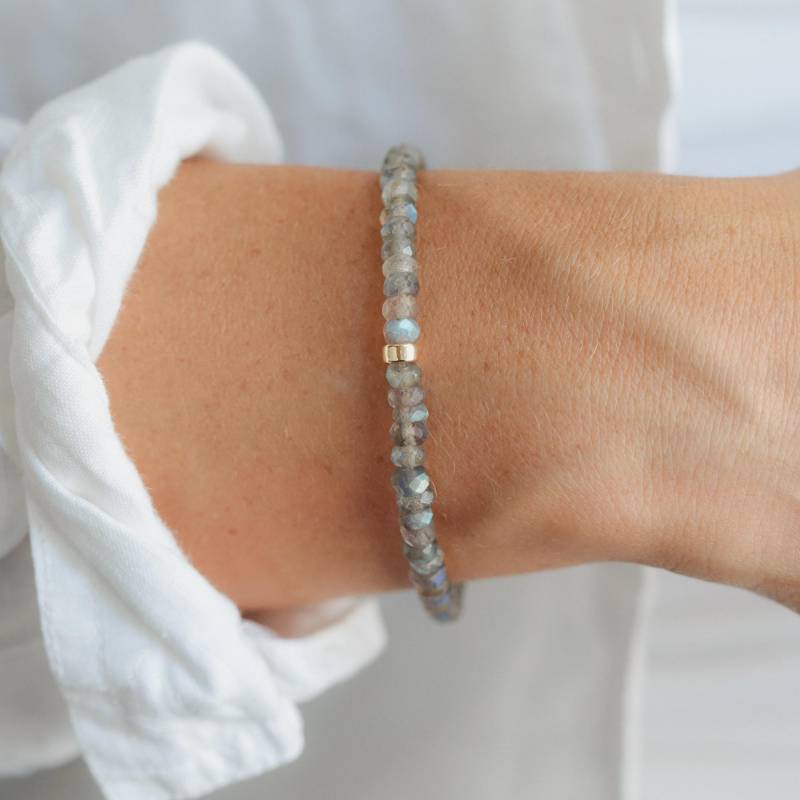 Einzelstück Auffälliges Labradorit Armband, Perlen Armband [Eblp1445] Zierliche Perle Bs G von EarthlyAbundanceGems