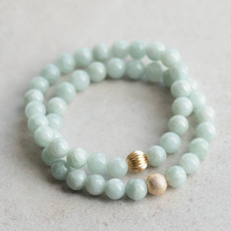 Jadeit 6 Mm Oder 8 | Damen Jade Armband Burma [Ebjm1642] Aaa Schmuck von EarthlyAbundanceGems