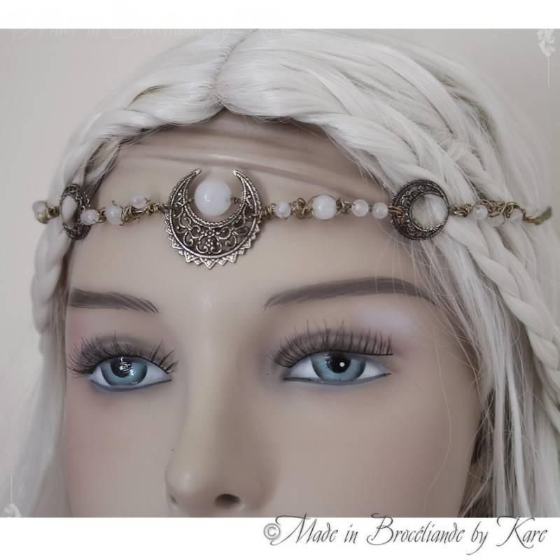 Circlet Diadem "Lunae" Priestress Of The Moon Pagan Jasper Circlet Diadem "Lunae" Priestress Of The Moon Pagan Jasper von EarthlyMoonCrafts